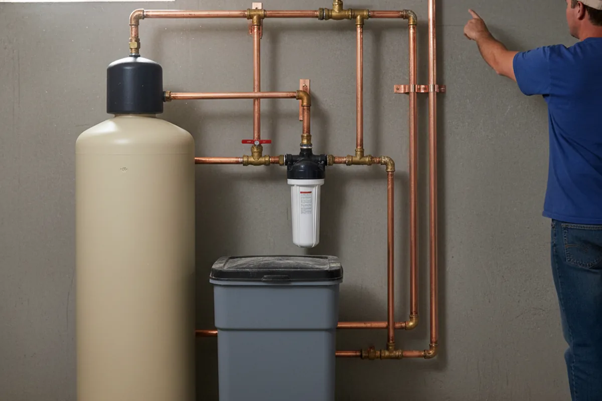 Whole-house water treatment system installed in Painter